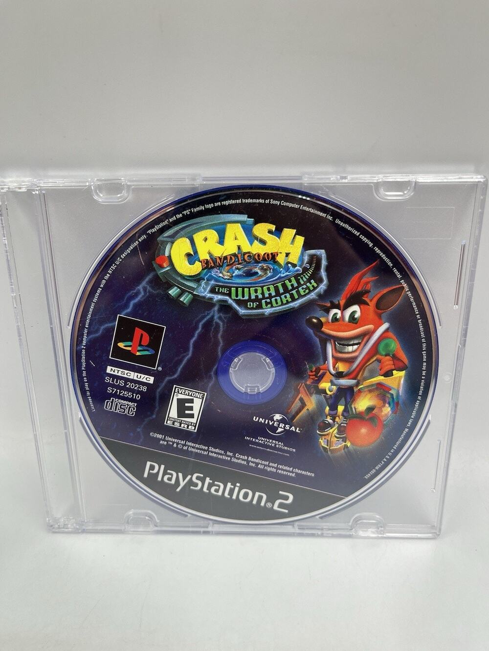PS2 PlayStation 2 Crash Bandicoot: The Wrath Of Cortex TESTED DISC ONLY